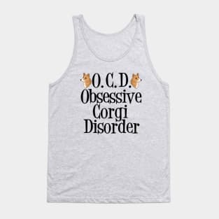 Obsessive Corgi Disorder Tank Top